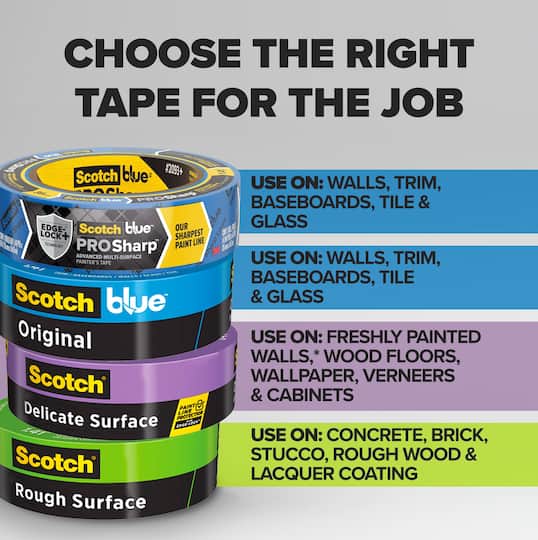Scotch® 0.94" x 60yd. Rough Surface Painter's Tape